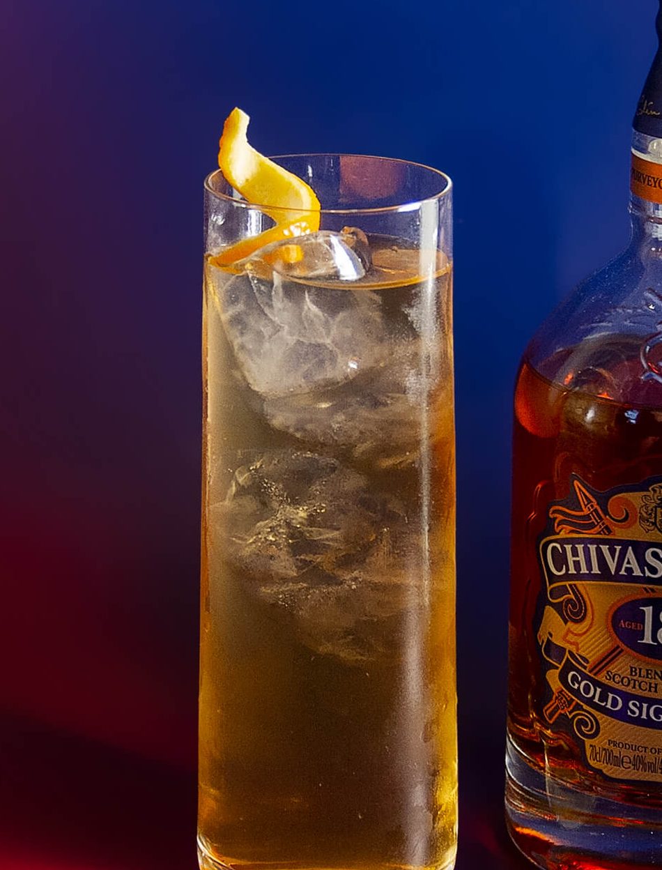 Chivas Regal Whisky Cocktail Spiced Orange Highball