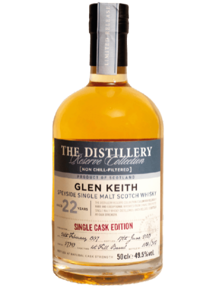 glen keith 22 year old distillery exclusive