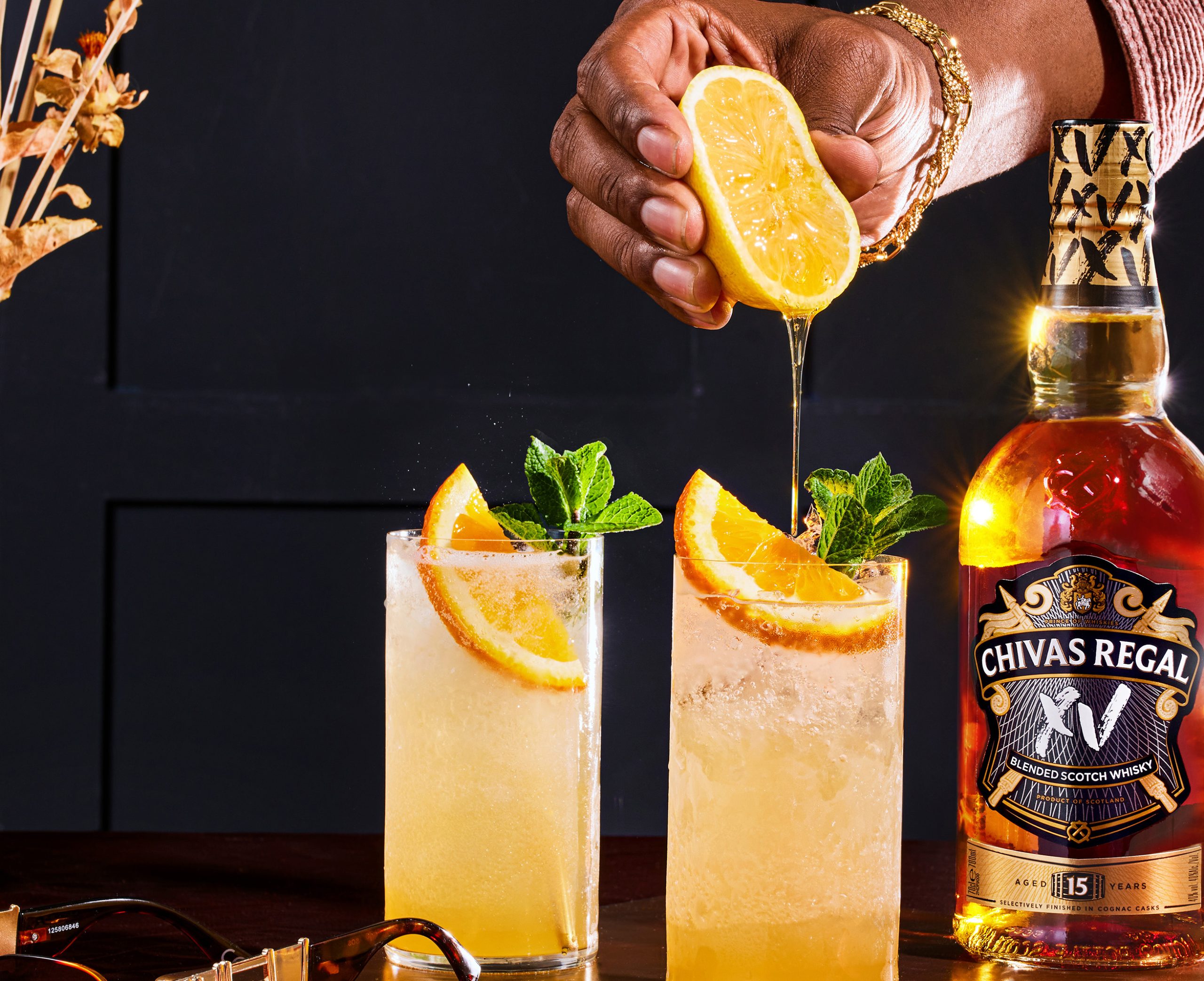 Chivas Regal Whisky Cocktail XV Citrus Gold Rush