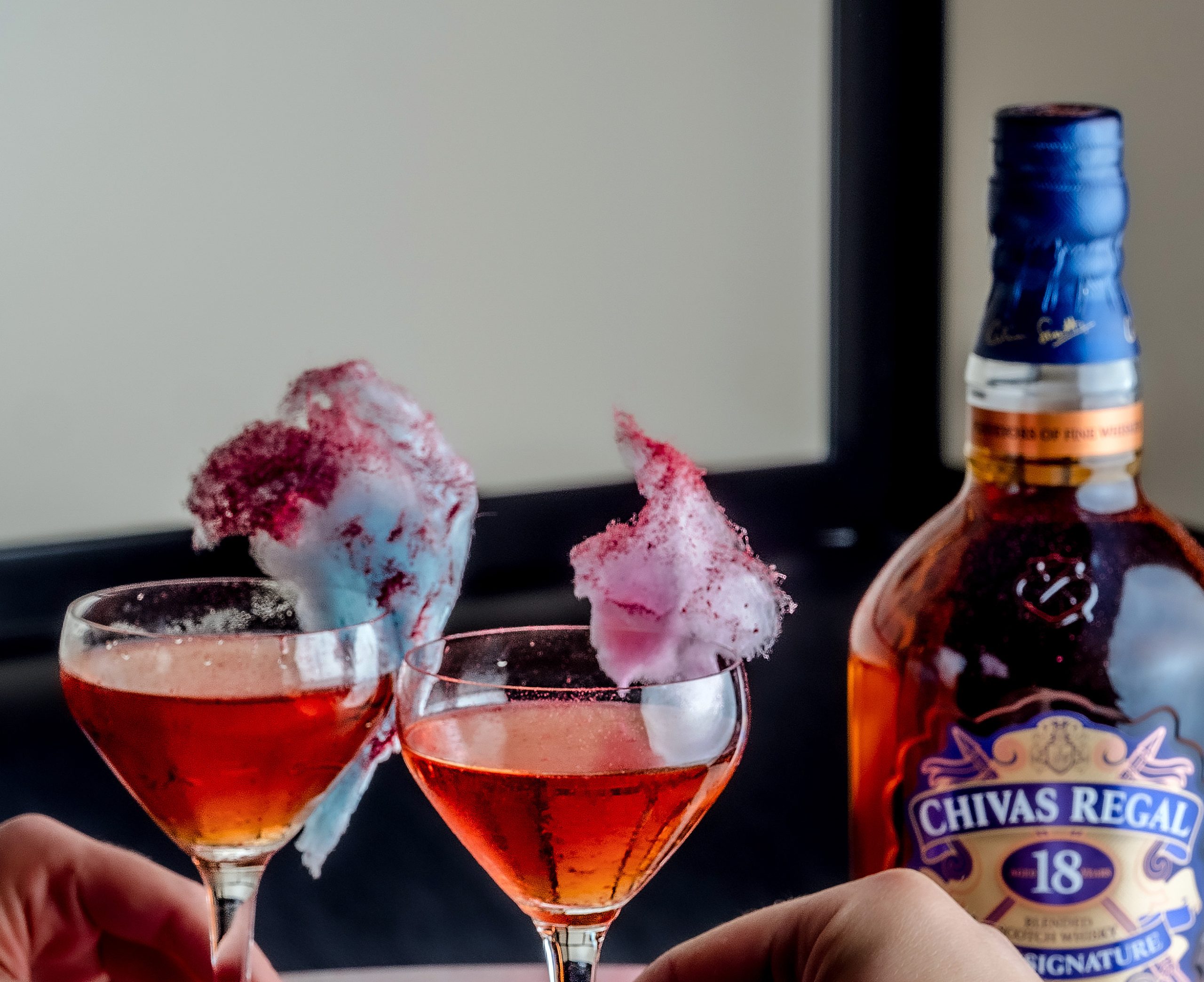 Chivas Regal 18 Whisky Cocktail RRM Candyfloss