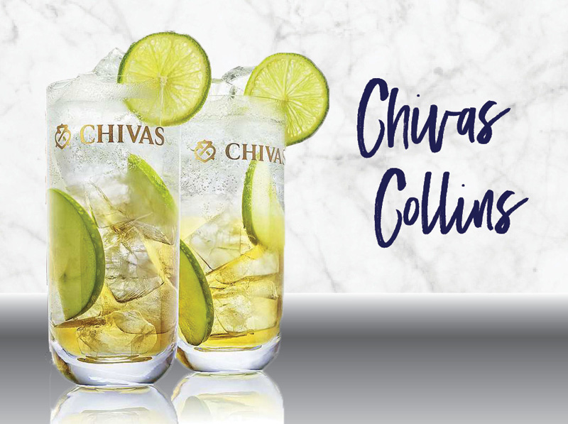 Chanh sẽ làm dịu đi vị ngọt đặc trưng của Chivas, tạo nên một thức uống cân bằng.