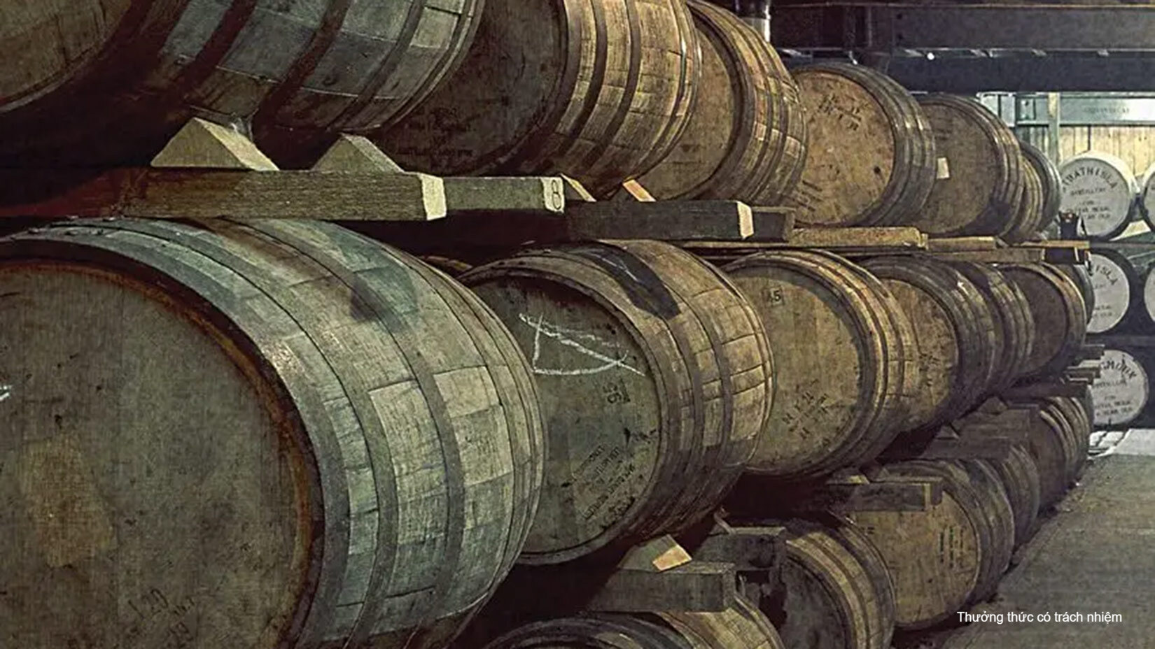 Phần lớn hương vị của Whisky được tạo nên từ ảnh hưởng của thùng ủ.