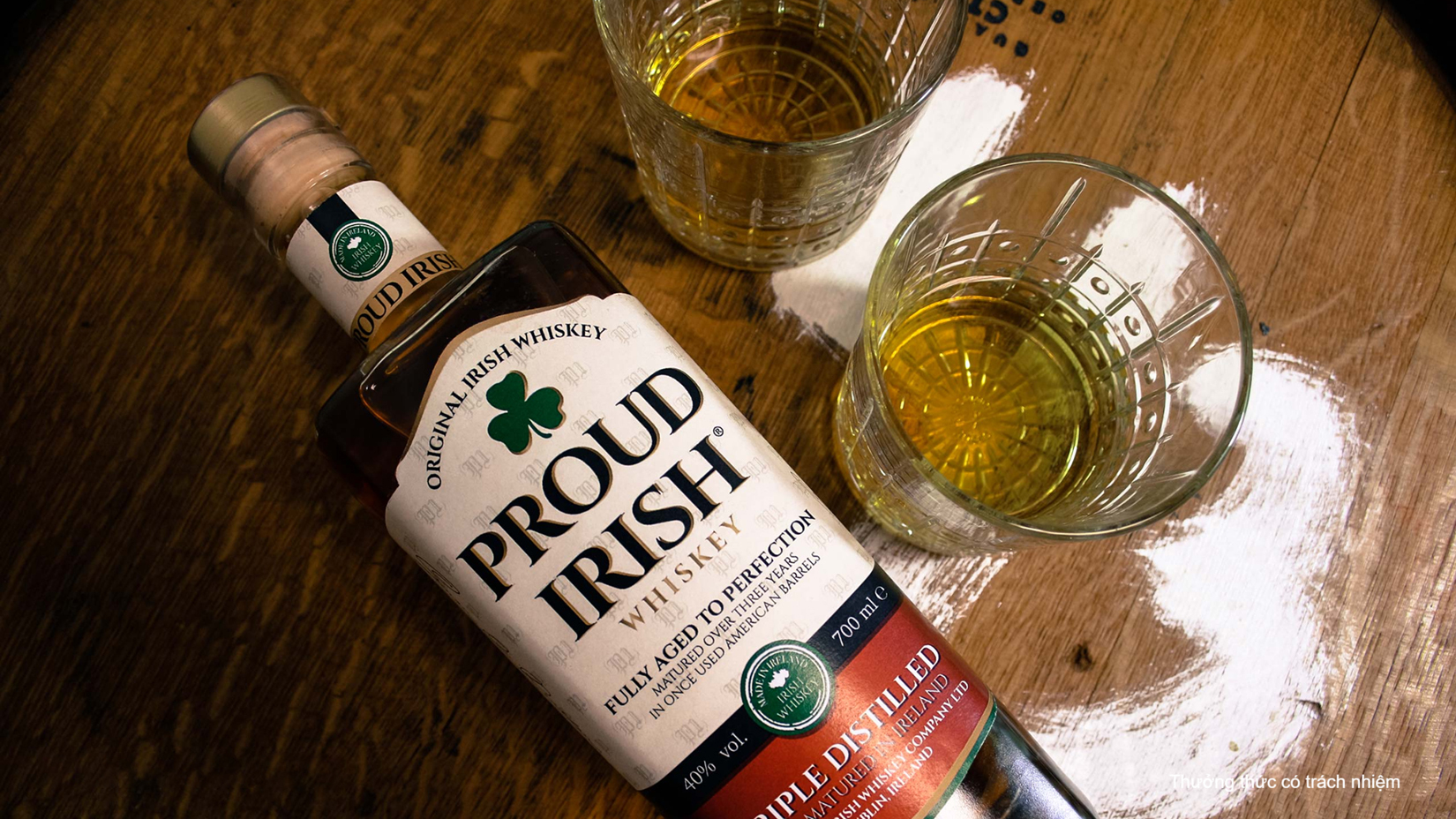 Rượu Irish Whiskey là một phần không thể thiếu của di sản văn hóa Ireland.