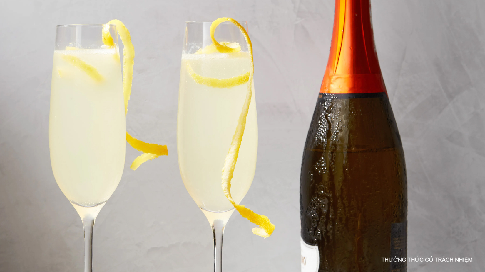 French 75 phù hợp với những buổi tiệc sang trọng.