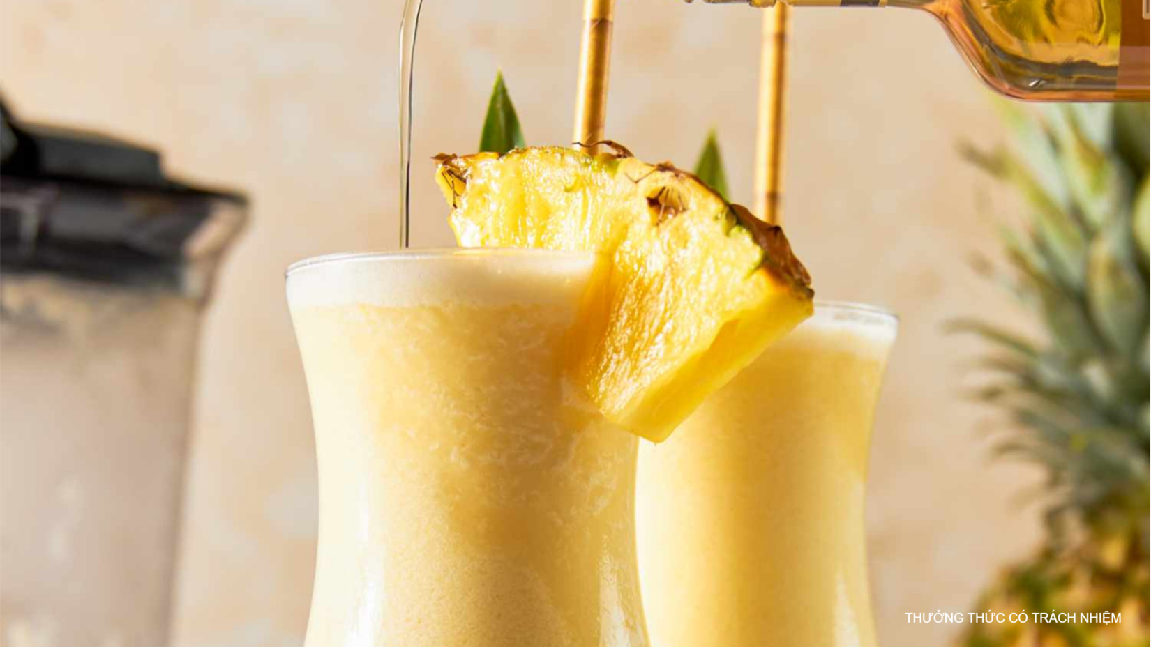 Pina Colada mang lại cảm giác sảng khoái.