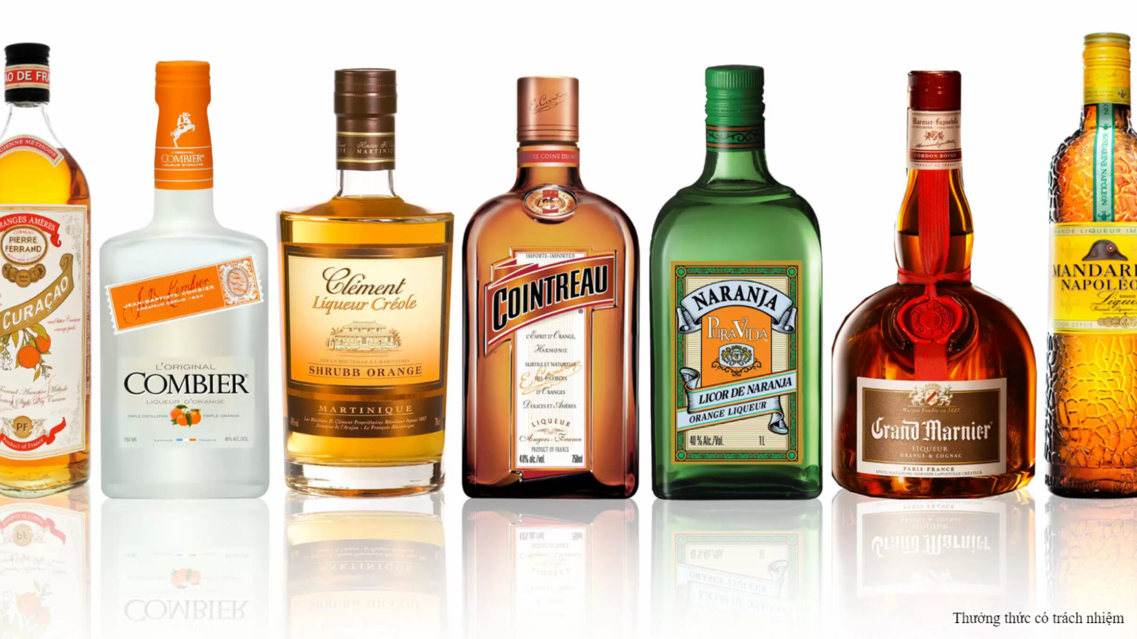 Rượu mùi Liqueur là thức uống quen thuộc được sử dụng trong rất nhiều công thức Cocktail kinh điển độc đáo.