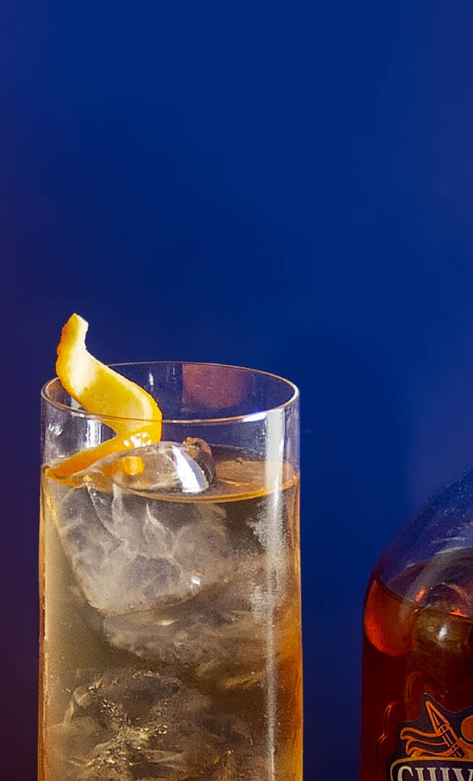 Spiced Orange Highball Whisky Cocktail 1