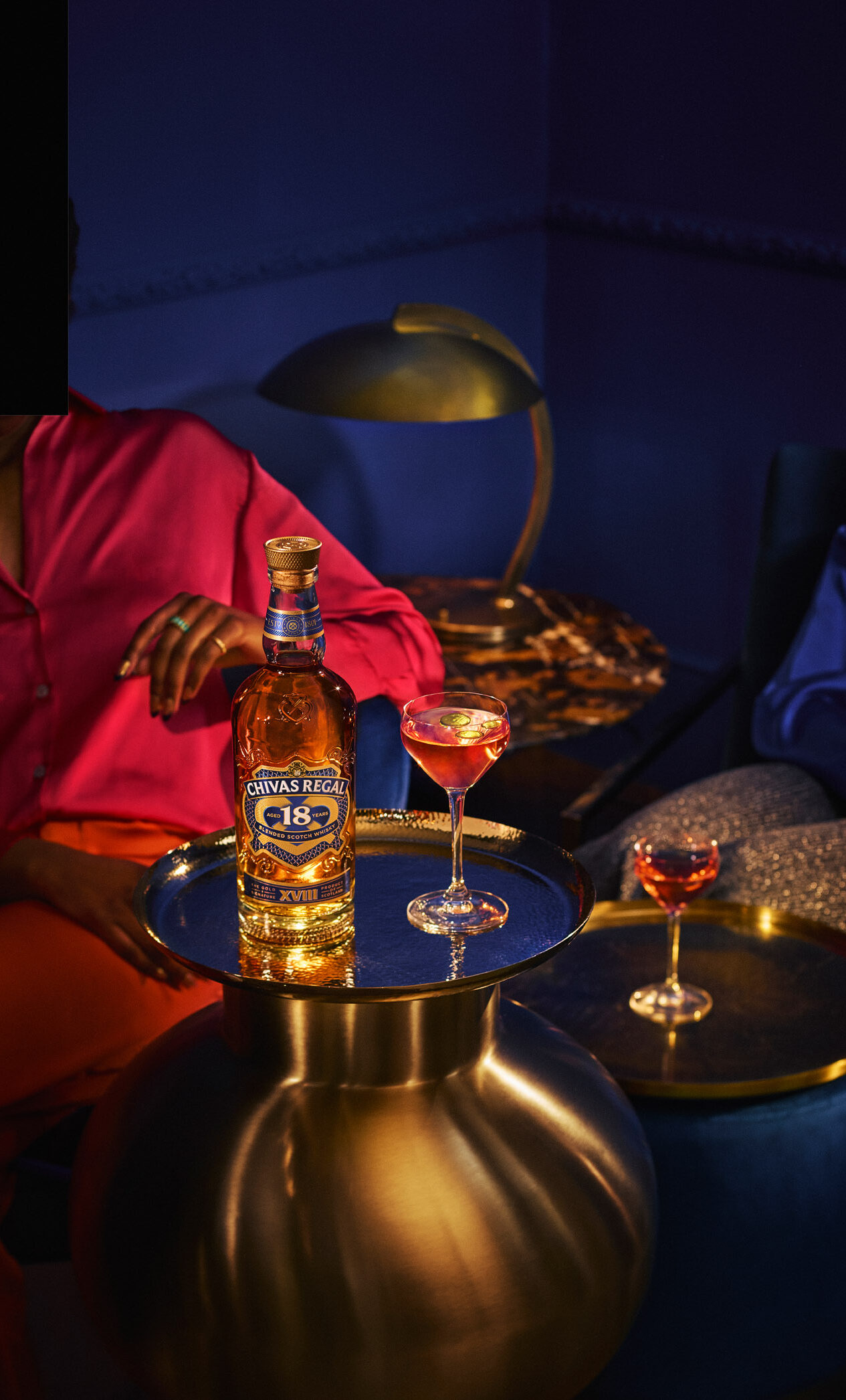 chivas regal 18 dramatic serves martini regal spritz